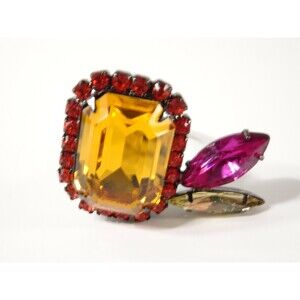 JOOMI LIM Women's Pretty Bijoux Ring Sz 7  NWOT 188 Pink Red